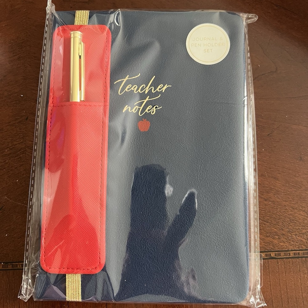 Teacher Appreciation Gift Journal And Pen Notes Set New As Wrapped End Of School - Picture 3 of 4